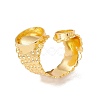 Brass Cuff Finger Rings Components KK-G428-02G-3