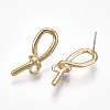 Alloy Stud Earring Findings PALLOY-S177-48-2