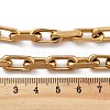 Ion Plating(IP) 304 Stainless Steel Cable Chains Bracelets for Men BJEW-U017-01G-5