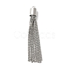 Brass Box Chains Tassels Pendant KK-K276-02P-1