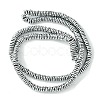 Electroplated Synthetic Non-Magnetic Hematite Beads Strands G-H020-M01-12-2