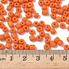 Baking Paint 6/0 Glass Seed Beads SEED-S004-Y3-3