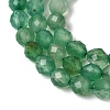 Dyed & Heated Natural Green Onyx Agate Beads Strands G-K376-F23-01-4