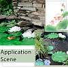 Artificial EVA Foam Lotus Leaf & Flower AJEW-SP0003-26B-6