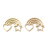 Ion Plating(IP) 304 Stainless Steel Cabochons STAS-Q333-26G-1