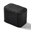 Rectangle PU Leather Jewelry Ring Storage Boxes CON-K002-06A-2