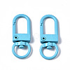 Spray Painted Alloy Swivel Snap Hooks Clasps X-PALLOY-T080-02-NR-4