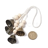 Iron Bell Wind Chimes HJEW-JM01956-3