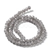 Baking Paint Imitation Jade Glass Bead Strands LS-X-DGLA-A034-J6MM-A43-4