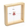 Square Transparent PE Thin Film Suspension Jewelry Display Box CON-D009-01A-01-4