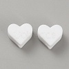 Heart Food Grade Eco-Friendly Silicone Beads LS-SIL-WH0013-56A-1