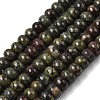 Natural Dragon Blood Beads Strands G-A280-A26-01-2
