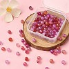 130Pcs Dyed Natural Multi-Color Agate Beads Strands G-YW0001-29C-5