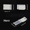 Plastic Cable Management Clips AJEW-WH0250-40-2