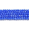 Opaque Solid Color Imitation Jade Glass Beads Strands GLAA-F029-P4mm-11-1