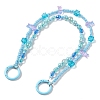 Acrylic Fish Beaded Mobile Straps HJEW-JM01064-1