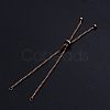 Adjustable 201 Stainless Steel Slider Bracelets Making STAS-S105-JN646-3-3