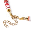 Alloy Enamel Flower Pendant Necklace NJEW-JN04537-02-5