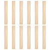 Unfinished Pine Wood Rectangle Shape Slices LS-WOOD-WH0002-63B-1