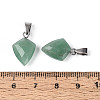 Natural Green Aventurine Pendants G-N349-18P-03-3