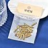 SHEGRACE Brass Pea Charms XGR0166G-102G-6