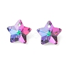 Electroplate Glass Charms GLAA-H104-A06-2