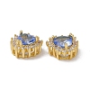 Rack Plating Brass Micro Pave Cubic Zirconia Beads KK-C007-12G-11-3