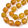Natural Agate Beads Strands G-T131-82B-14-3