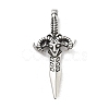 304 Stainless Steel Pendants STAS-M336-02C-AS-1