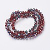 Electroplate Transparent Glass Beads Strands LS-EGLA-A034-T6mm-Q06-2