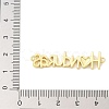Brass Enamel Word Honduras Connector Charms KK-K293-39G-3