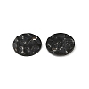 304 Stainless Steel Textured Disc Charms STAS-Q336-11B-B-2
