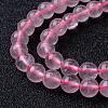 Natural Rose Quartz Bead Strands G-R173-6mm-04-2