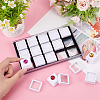 15Pcs Mini Square Acrylic Glass Window Boxes Sets CON-WH0088-43B-3