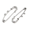 304 Stainless Steel Safety Pins Brooch Findings STAS-K252-05A-P-2