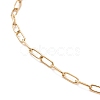 304 Stainless Steel Paperclip Chains Bracelet for Women BJEW-JB08325-4