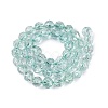 Crackle Transparent Glass Beads Strands GLAA-N063-10mm-06-3