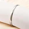 304 Stainless Steel Plain Bangles for Women BJEW-V004-02B-P-3