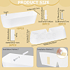 6Pcss Plastic Slipper Racks for Bathroom ODIS-WH0030-331B-2