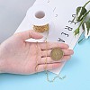 Soldered Brass Paperclip Chains CHC-G005-03G-8