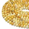 Natural Topaz Jade Beads Strands LS-G-P573-B15-01-3