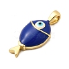 Brass Enamel Pendants KK-I360-018G-2