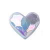 UV Plating Opaque Acrylic Beads X-MACR-M024-02-2