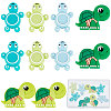 10Pcs 5 Style Silicone Beads SIL-SC0001-14-1