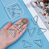 10Pcs Iron Adjuster Triangle Buckles IFIN-GF0001-62-3