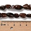 Natural Mahogany Obsidian Beads Strands G-P497-01E-87-5