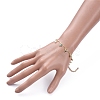 Star Brass Enamel Charm Bracelets X-BJEW-JB05221-02-5