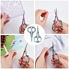 SUNNYCLUE Stainless Steel Manicure Scissors TOOL-SC0001-43-6