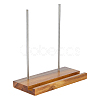Wood Stainless Steel Display Stands ODIS-WH0010-51-1