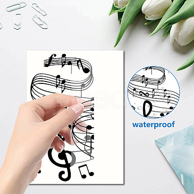 8 Sheets 8 Styles PVC Waterproof Wall Stickers DIY-WH0345-038-1